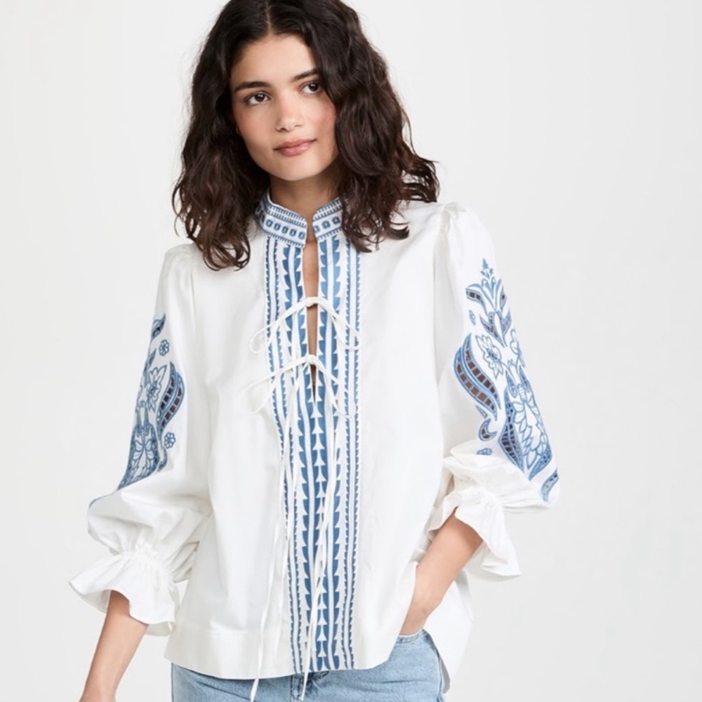 Lug Von Siga Thalia Embroidered Top - Picture 6 of 9